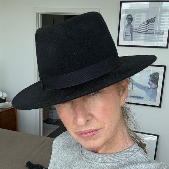 black 100%wool fedora - Picture 1 of 6